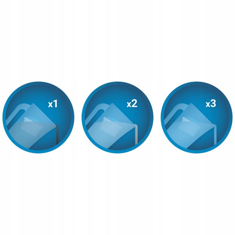 Wessper AquaClassic Sport vandfilter, 6 stk. filterpatroner til kande, erstatning for Brita og Dafi