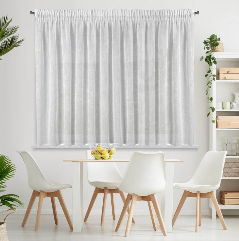 Carla gardin 300 x 145 cm hvid