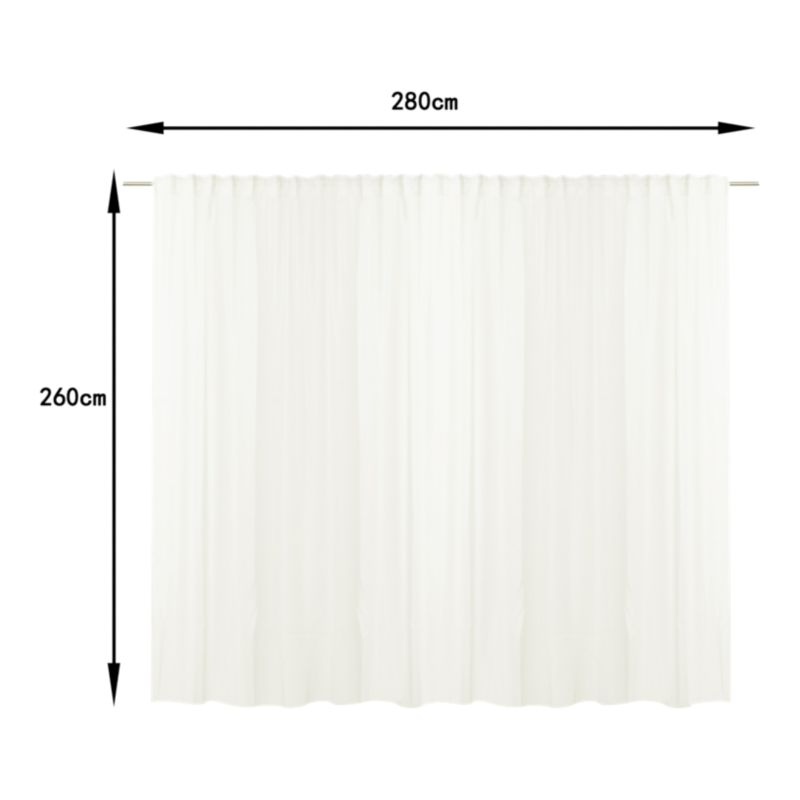 Gardiner GoodHome Kymbe 280 x 260 hvid