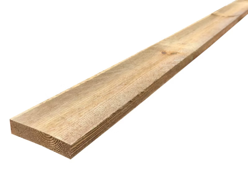 Forskalingsbræt Imprægneret 22x100x2400 mm Fyr
