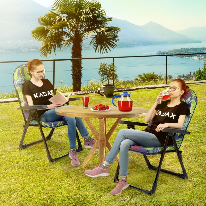 KADAX havestol med justerbar liggestol, max belastning 110 kg