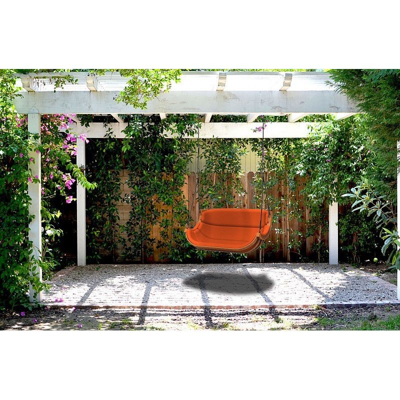 Alpha 4iQ Group dobbelthængestol til haven i terracotta – 1 stk.