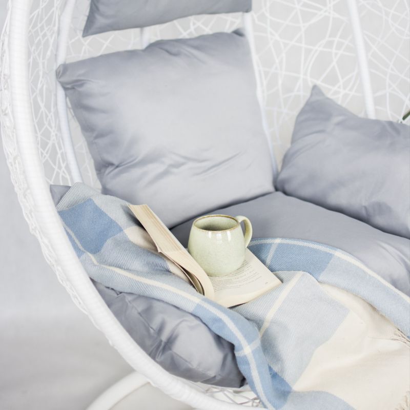 Hængestol Bettso Cobe til have med regnslag, brun pude, brun, 1 stk