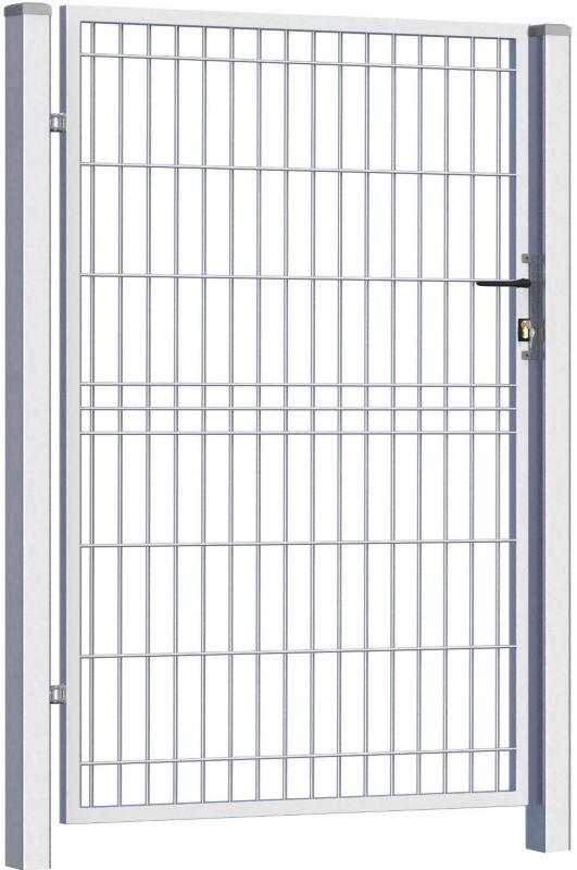 Universal panelport med stolper 1 x 1,5 m galvaniseret