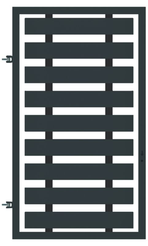 Polbram Steel Group Floryda venstrehængt låge 90 x 150 cm