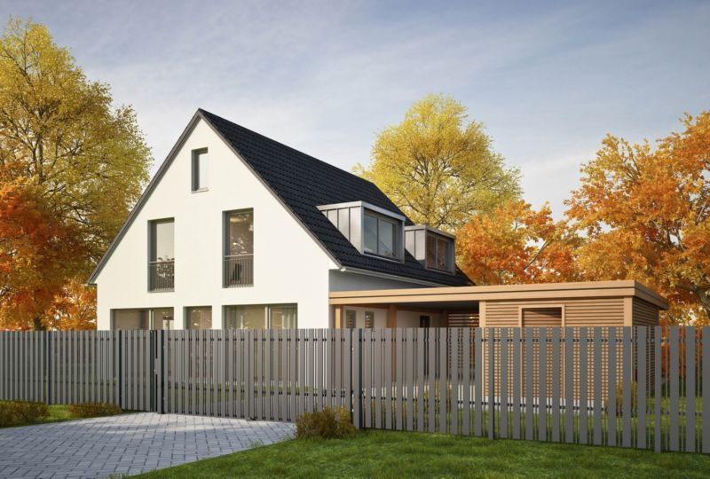 Låge med lås Polargos Alaska 150 x 90 cm højre