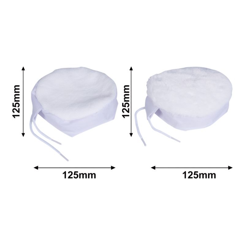 Polerskive i pels Mac Allister 125 mm, 2 stk.