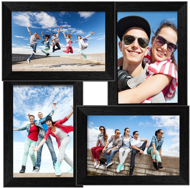 Fotoalbum til 4 billeder 10 x 15 cm sort