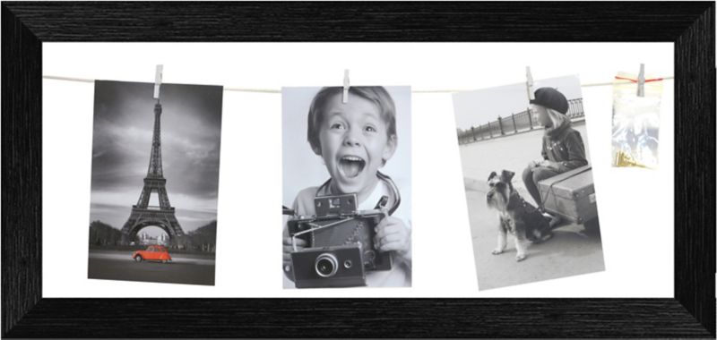 Sort snor-fotogalleri 20 x 50 cm