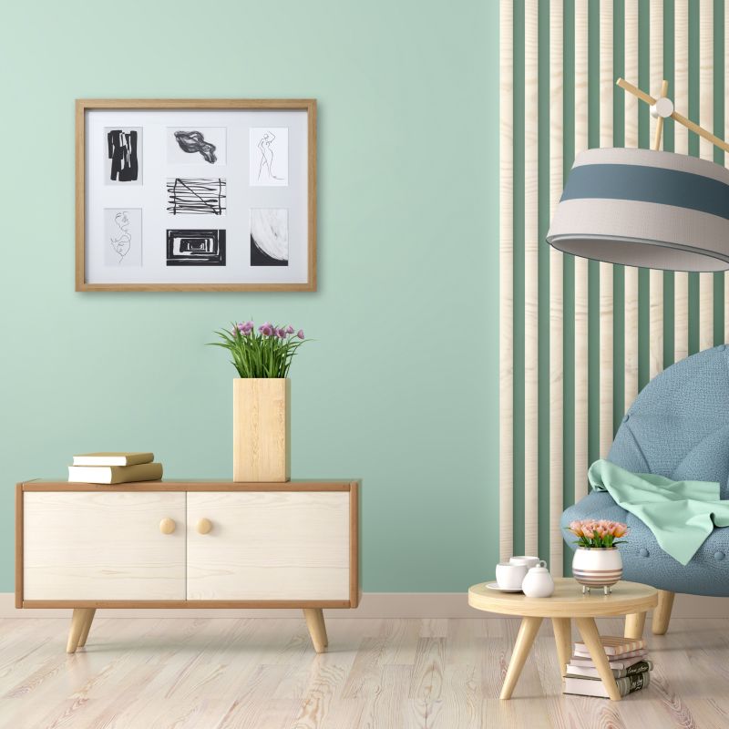 GoodHome Islande billedgalleri 45,6 x 55,6 cm 7 egetræ