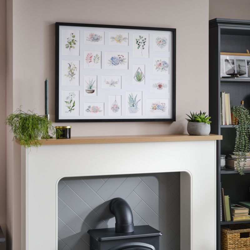 GoodHome Islande billedgalleri 63 x 83 cm sort