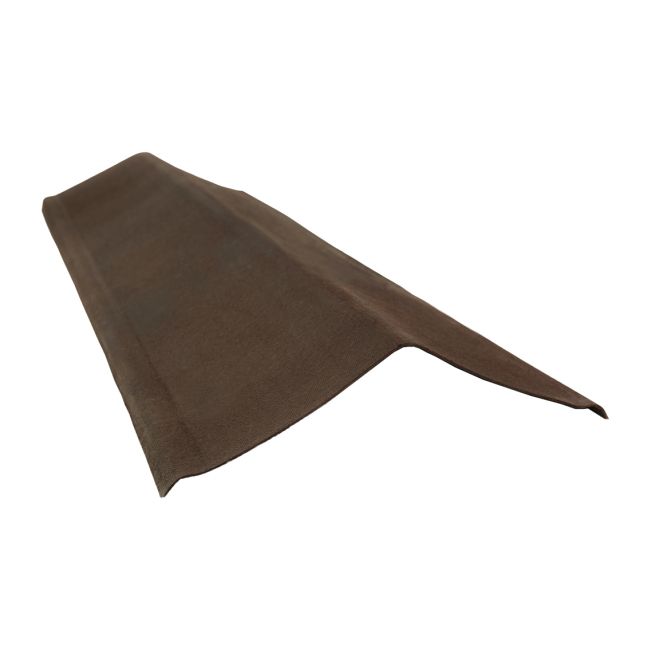 Onduline vinklet rygbånd til vindskede i brun