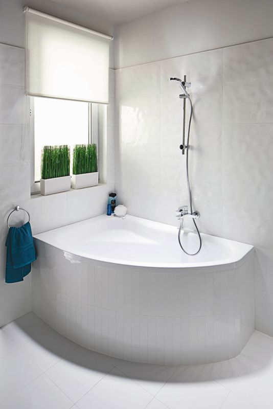 Ceramstic glaseret flise 30 x 60 cm hvid 1,44 m²