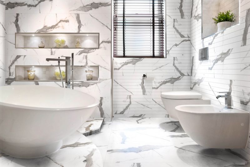 Cosmopolitan glaseret flise 30 x 60 cm hvid 0,9 m²