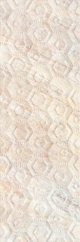 Etnic Paradyż glaseret flise 25 x 75 cm beige struktur