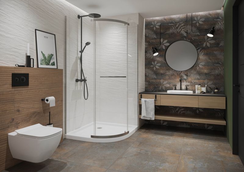 Kalahari Paradyż glaseret flise 25 x 75 cm rust 1,3 m2