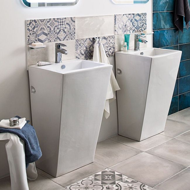 Montblanc glaseret flise 20 x 60 cm blå 1,2 m²