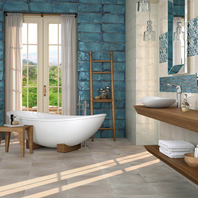 Montblanc glaserede vægfliser 20 x 60 cm hvid 1,2 m²