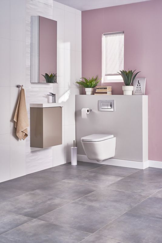 Perouso glazur 29,7 x 60 cm hvid 1,25 m²