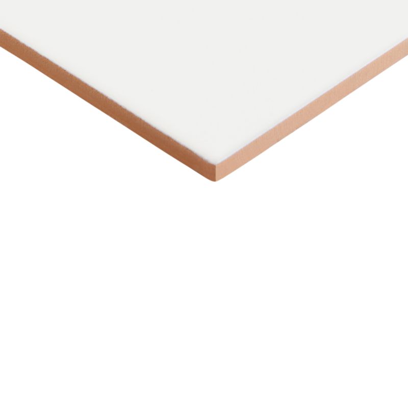 GoodHome Plain glaseret flise 20 x 60 cm hvid 0,96 m²