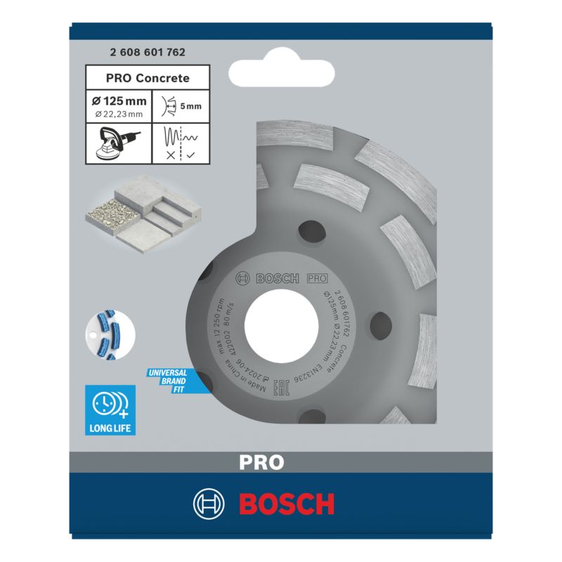 Bosch PRO diamantklinge til beton 5 x 125 mm
