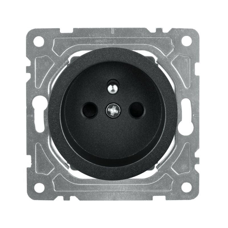 DPM Solid Oval enkeltstik med jord, sort