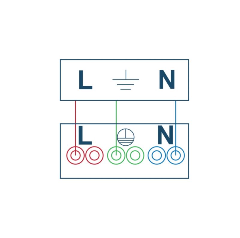 Jacobsen Kennet IP44 enkeltstikdåse med jord, sølv