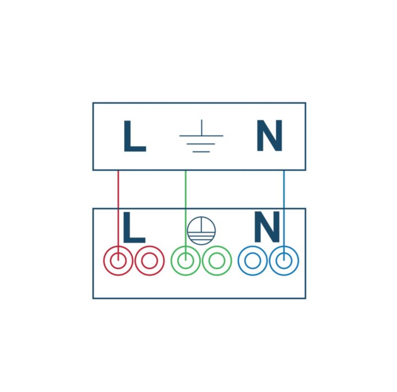 Jacobsen Kennet enkelt indbygget stik med USB A og jord, hvid