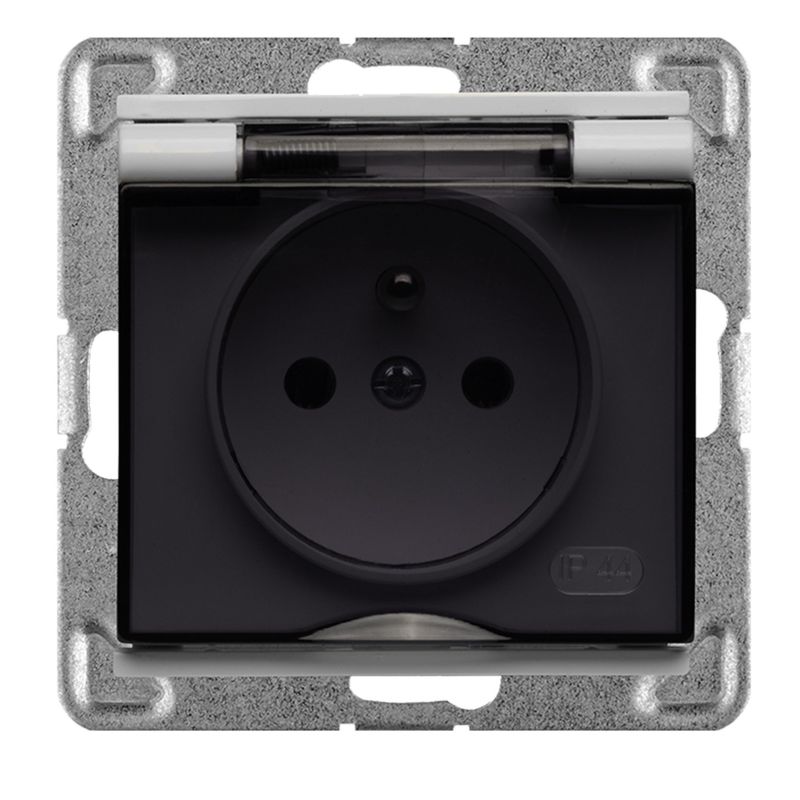 Polmark Verona indbygningsstikdåse i hvid