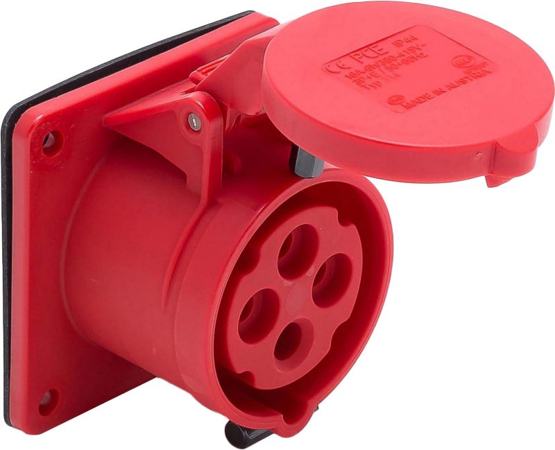 PCE fladt panelstik 16 A 3P+J