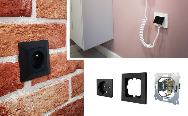 Exen hvid TV-afslutningsstik med filtrering, 1 stk.