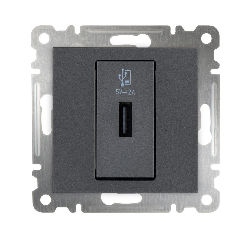 Enkelt USB-stik Makel Karea antracit