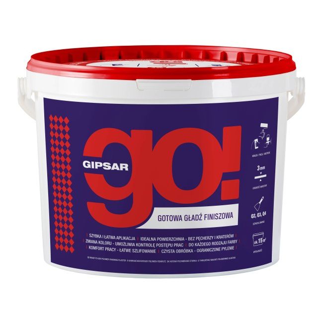 Færdigspartel Atlas Gipsar Go 18 kg