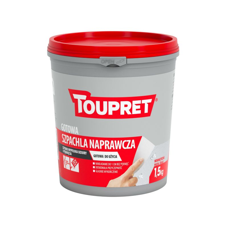 Færdig reparationsspartel Toupret 1,5 kg