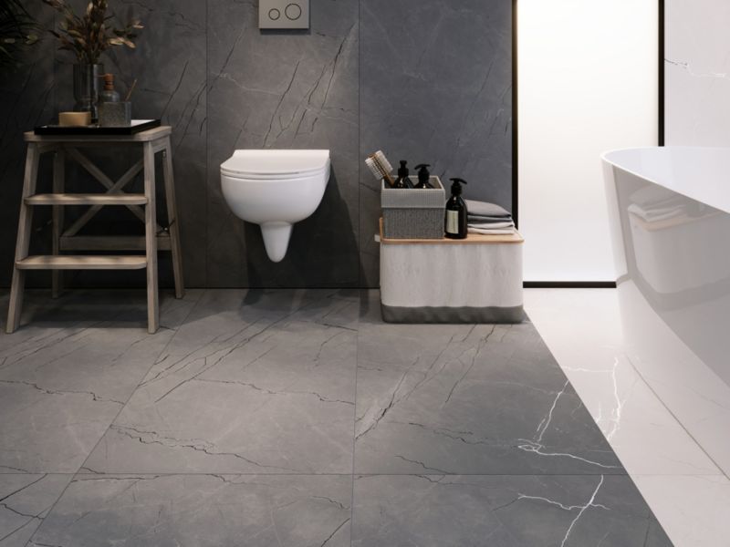 Ceramstic Incido grafit mat 120 x 60 cm porcelænsflise
