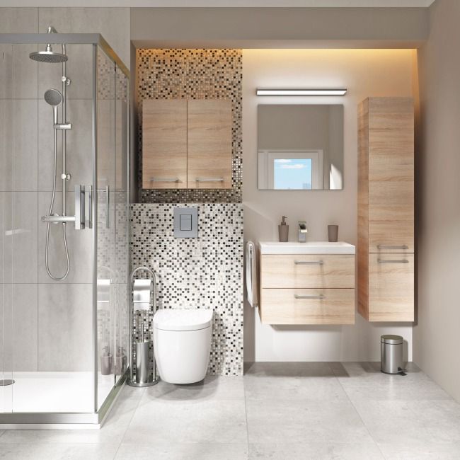 Gres Chromatic 59,8 x 59,8 cm grå 1,43 m²