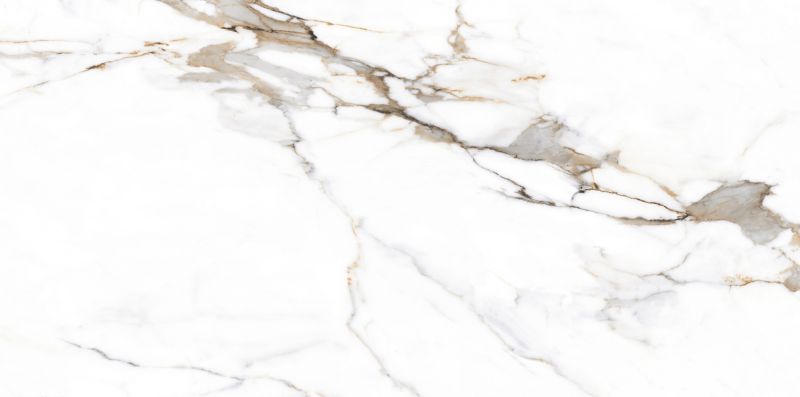 Euroceramika Tiles Verona porcelænsfliser 60 x 120 cm hvid poleret 2,16 m²