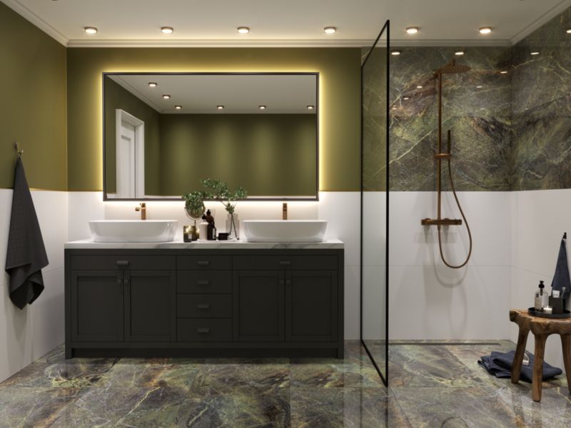 Leafstone porcelænsfliser 60 x 120 cm 1,44 m²