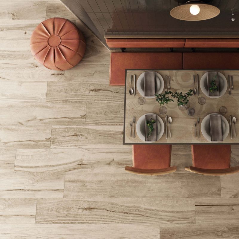 Frostbestandig porcelænsflise Daring 24 x 120 cm ecru 1,16 m²