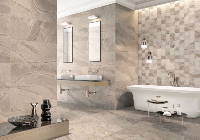 Frostbestandig Earth Song porcelænsflise 60 x 60 cm natural