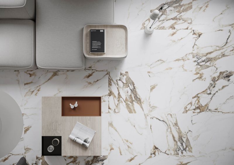 Frostbestandig Golden Fantasy porcelænsflise 60 x 60 cm 1,44 m²