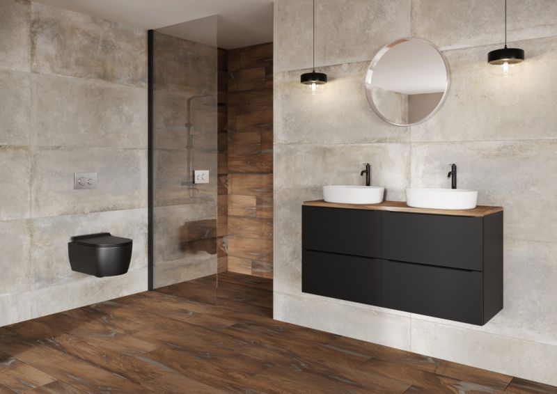 Frostbestandig Infusion Nut porcelænsflise 24 x 150 cm 1,08 m²