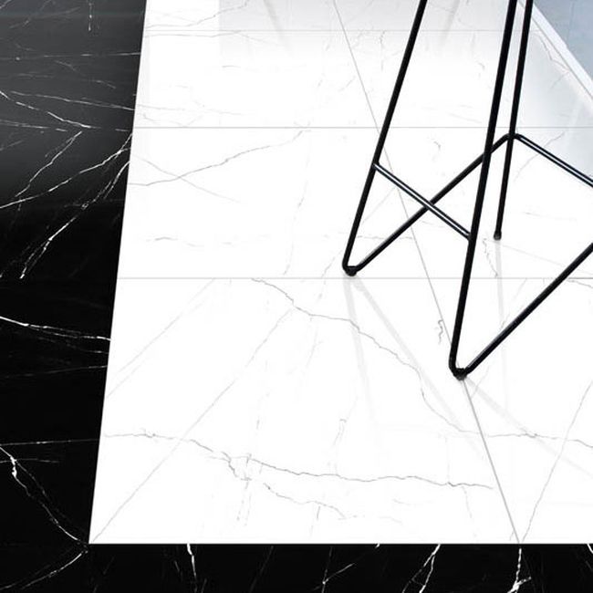 Frostbestandig poleret gres Mavros Ceramstic 60 x 60 cm bianco 1,44 m² 25 kg