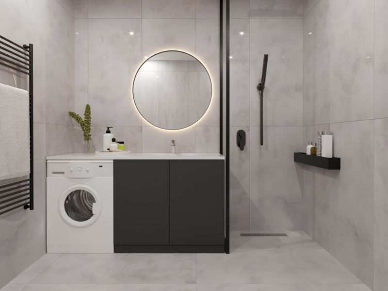 Poleret frostbestandig glasureret porcelænsflise Fontago Ceramstic 120 x 60 cm cream 2,88 m2