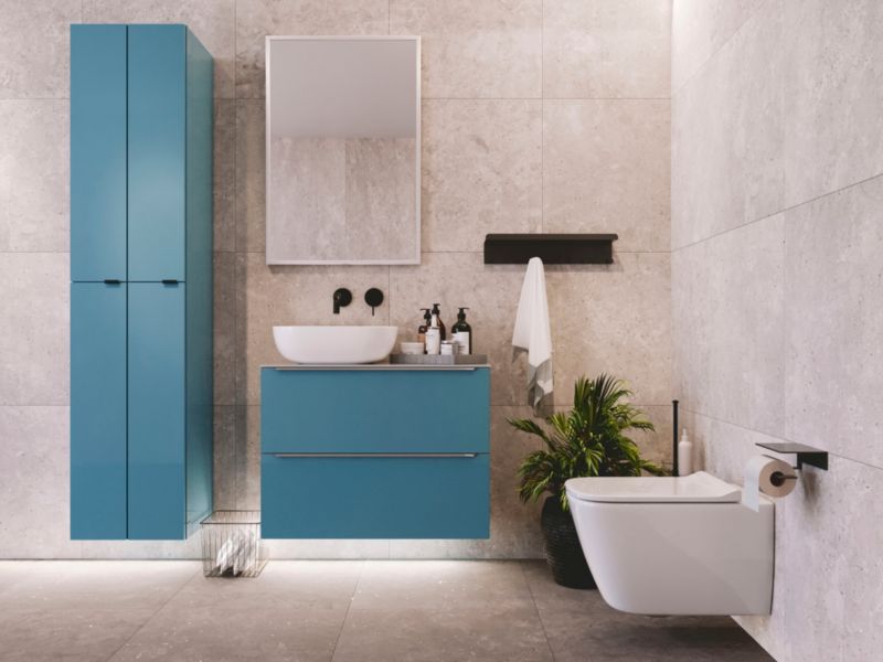 Frostbestandig glasert Atlanta klinker 60 x 60 cm light mat 1,44 m²