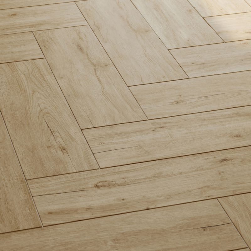 Frostbestandig glaseret porcelænsflise Boxwood GoodHome 18,5 x 59,8 cm brun 1 m²