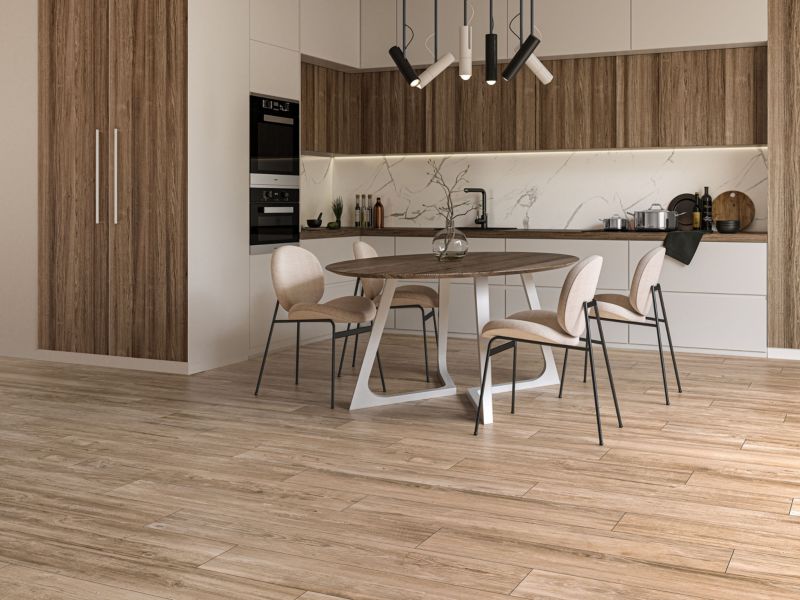 Frostbestandig glaseret porcelænsflise Copenhaguen 20 x 120 cm camel 1,68 m²