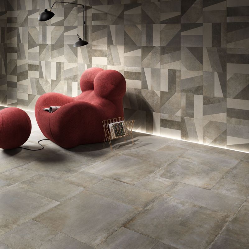 Frostbestandig glasurbelagt porcelænsflise Dolmen 60 x 120 cm corda 1,44 m²