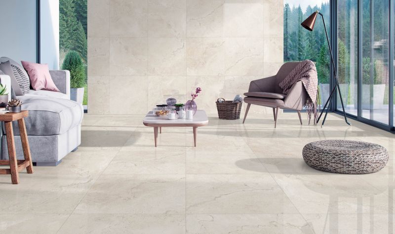 Frostbestandig glaseret porcelænsflise Egen Marton 60 x 60 cm beige lappato 1,44 m²