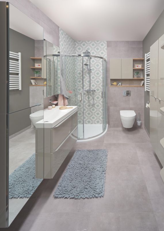 Frostbestandig glaseret Etienne porcelænsflise 60 x 60 cm greige 1,44 m²